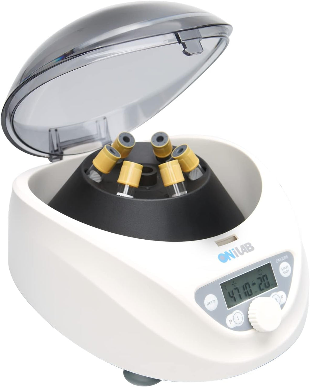 ONiLAB Lab PRP Benchtop Centrifuge 6x15mL/10mL/7mL/1.5-5ml, 300-5000rpm(Max. 2600xg RCF),LCD Digital Desktop Lab Centrifuge Timer 30sec-99min, Two Quick Start Programs