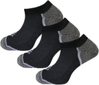 True Energy Men's Ankle Socks - Sport Socks with Compression + Infrared - 3 Pairs