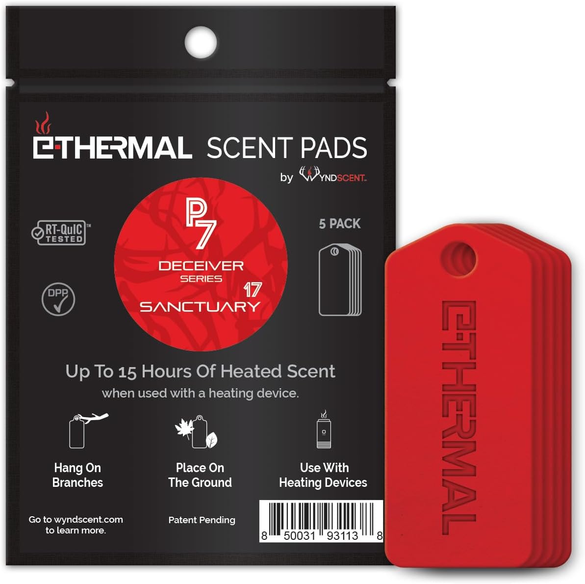 Wyndscent E-Thermal P7 Sanctuary Scent Pad 5 Pack - Calming Bedding Area for Pad Heater and E-Thermal Unit (Heater Not Included)