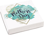 Sugar Free Happy Mother's Day Assorted Chocolate Candy Blue Gift Box by Diabetic Candy & diabetic friendly Mothers Day Gift