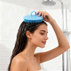 2 Pack Hair Scalp Massager Shampoo Brush Shower Head Scrubber Cleanser Massage Comb for Hair Growth Ease Dandruff Removal and Head Relaxation for Women and Men or Pets