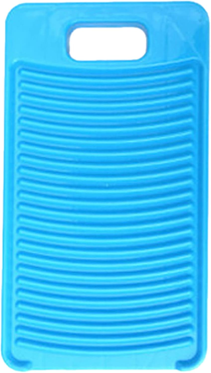 MAOYE Plastic Mini Washboard Washing Board for Kids Shirts Clean Laundry Lime (Blue)