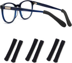 Soft Knitting Cotton Glasses Ear Cushion, Eyeglasses Temple Tips Sleeve, Non-Slip Comfortable Elastic