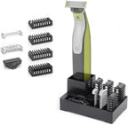 Guide Guards with Stand—1/2/3/5mm, Skin & Body Combs Replacement Fit for O Blade QP2724, QP2834, QP25XX, QP26XX, QP65XX, QP66XX Pro Series, Premium Guards with a Reliable Base (6PC+Stand)