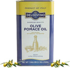 Del Destino Pomace Oil, Milder Olive Taste, Product of Italy - 1 Gallon Tin