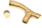 Beautiful Brass & Golden only Handle Head Walking Stick for Men and Women