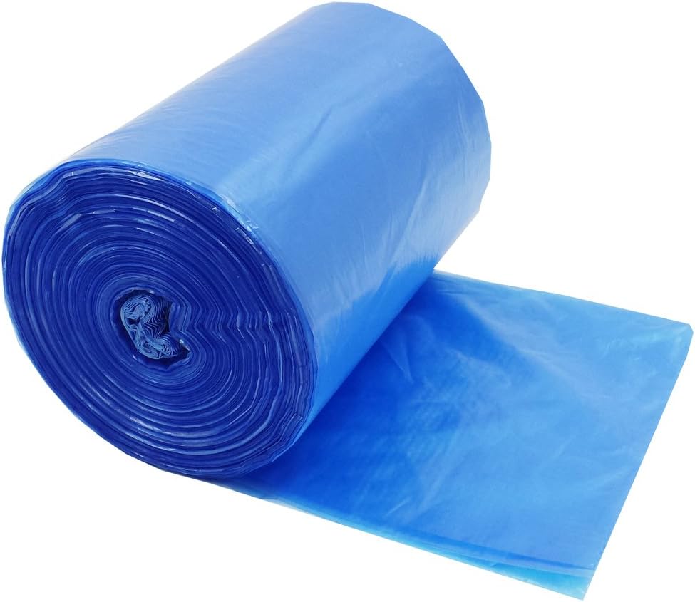 5 Gallon Trash Bags, Blue Garbage Bags, 120 Counts