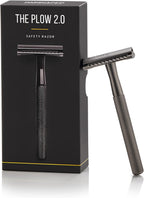 MANSCAPED® The Plow® 2.0 Premium Single Blade Double-Edged Safety Face Razor for Men