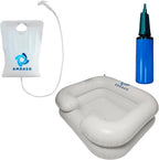 AMDASO Portable Hair Washing Station, Locs Detox Tub, Portable Shampoo Bowl, Inflatable Wash basin, Hair washing basin for bedridden, Dreadlock accessories, Inflatable Shampoo Basin