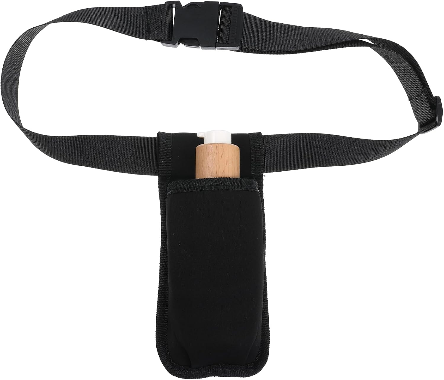 ElevateTech Massage Bottle Bag Lotion Oil Waist Holder Organizer Adjustable Durable Black Portable Storage Pouch Belt Hanging Easy Access Accessories Gifts 1Pcs