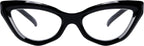 Eyekepper Cat-eye Style Reading Glasses for Women Chic Readers - Black +1.75