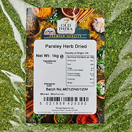 Old India Parsley Herb Dried 1 Kg