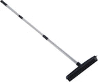 EBTOOLS Multifunction Telescopic Carpet Broom, Pet Hair Dust Removal Tool for Fluff Carpet, Hardwood Floor, Tile, Window, Daily Household (Black)