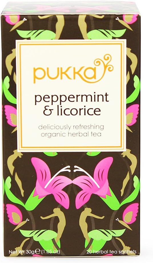 PUKKA Organic Peppermint & Licorice, 20 EA