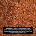 Frontier Co-op Organic Blackened Cajun Seasoning, 1lb Bulk Bag - Bold, Smoky Spice Blend with Cayenne and Paprika for Seafood, Grilling, Snacks, Restaurant Supply | 16 Ounce (Pack of 1)