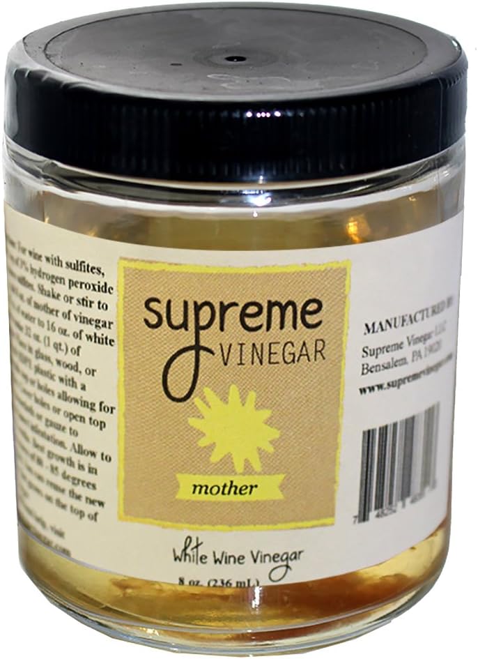Supreme White Wine Mother of Vinegar (New & Improved Mother)