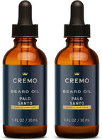 Cremo Beard Oil,Palo Santo (Reserve Collection),1 fl oz - Restore Natural Moisture and Soften Your Beard To Help Relieve-Beard Itch,(Pack of 2)