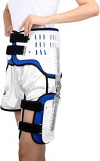 Hinged ROM Hip Abduction Brace - Adjustable Orthosis for Sciatica Pain Relief, Post-Surgery Support, Hip Stabilization & Joint Protection, Universal Fit for Men and Women