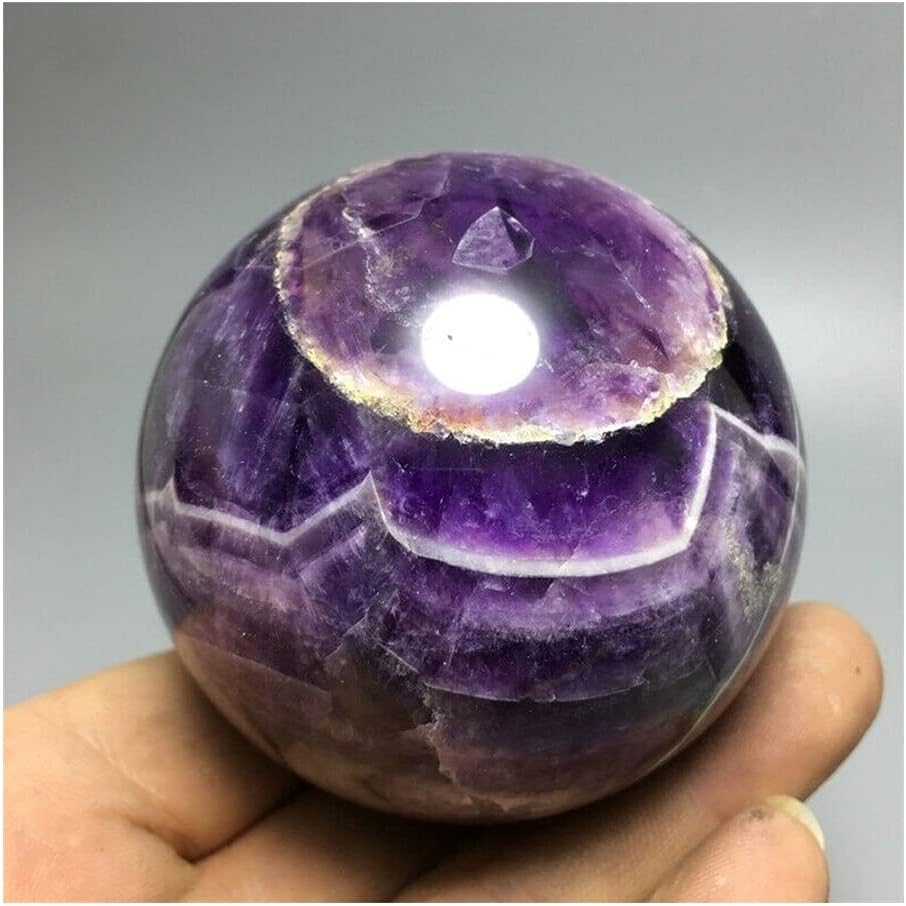 Health & Household Natural Dreamy Amethyst Sphere Quartz Crystal Ball Reiki Healing (Size : 1000g)