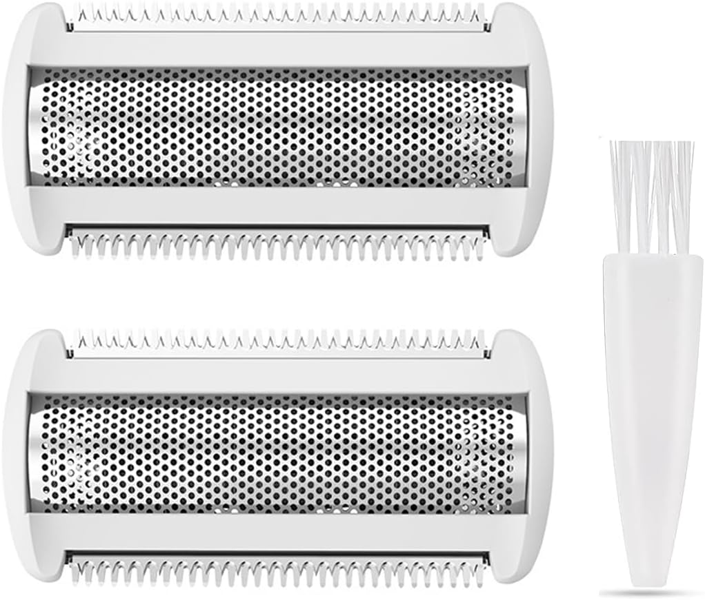 2 Pack BRL140 Replacement Shaver Foil Head Compatible with Philips Women's Electric Shaver BRL140 BRL130 Wet and Dry