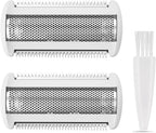 2 Pack BRL140 Replacement Shaver Foil Head Compatible with Philips Women's Electric Shaver BRL140 BRL130 Wet and Dry