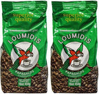 Loumidis Greek Ground Coffee Papagalos Traditional 2 Pack (16 Ounces)