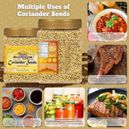 Rani Coriander (Dhania) Seeds Whole, Indian Spice 8oz (227g) PET Jar ~ All Natural | Gluten Friendly | NON-GMO | Kosher | Vegan | Indian Origin