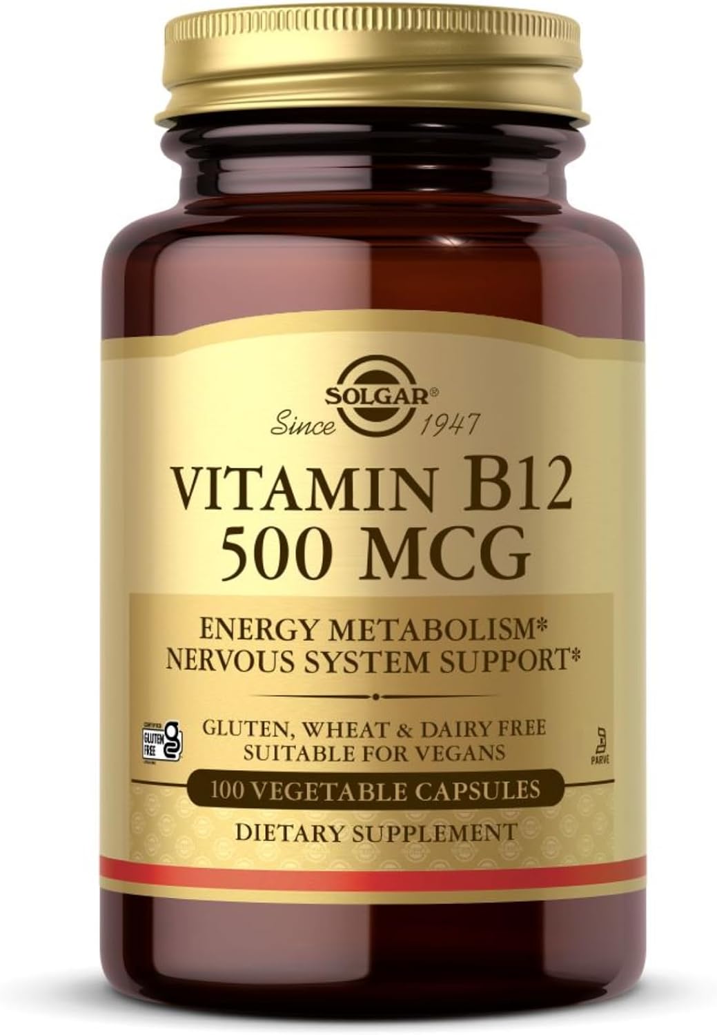 Vitamin B-12 500mcg Solgar 100 Caps