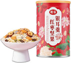 Lotus Root Powder Soup Jujube Nuts Mixed Dried Fruit and White Fungus Soup With lotus Root Powder Lotus 17.6oz/500g