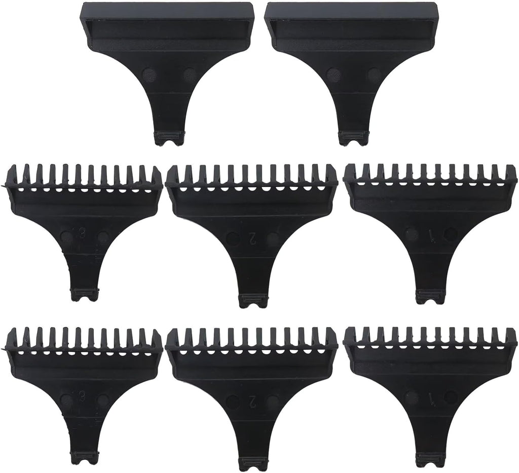 8Pcs Universal Hair Trimmer Clipper Limit Comb Guide Sets Replacement Hair Guides Combs Tool