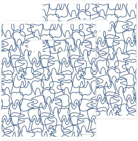 Molar Mix-Up Dental Giveaway Bags, 8" x 10", 100 Pack