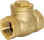 Eastman Brass Swing Check Valve, 1 Inch IPS, Brass Plumbing Fitting, 20425LF