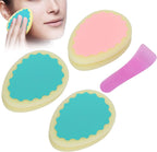 Painless Magic Hair Remover Sponge for Women - Face, Legs, Arms, and Body Depilation Pads for Physical Hair Removal