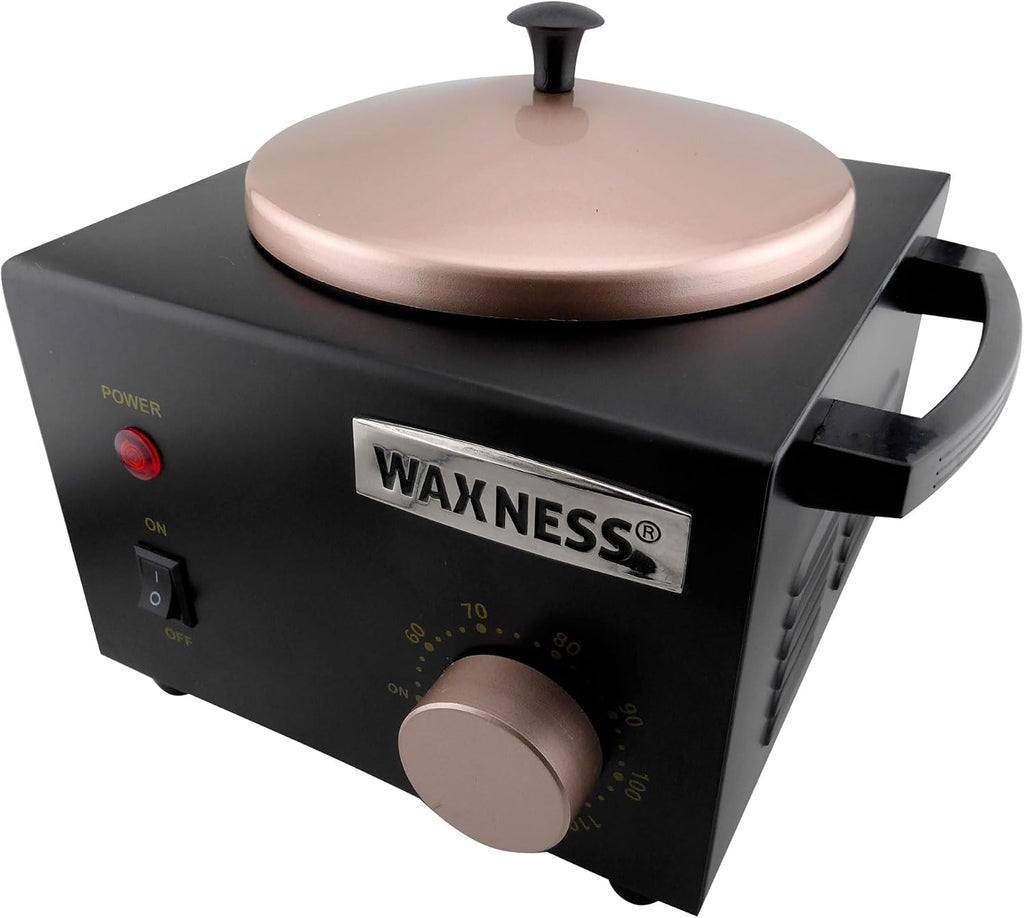Waxness Professional Metallic Wax Heater WN5001 Black Elite-Series 1 Lb 5 Years Warranty
