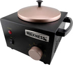 Waxness Professional Metallic Wax Heater WN5001 Black Elite-Series 1 Lb 5 Years Warranty
