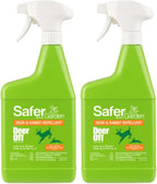 Safer Brand Ready-to-Use Brand 5981 Critter Ridder Deer & Rabbit Repellent RTU – 32 oz, 32 Ounce (Pack of 2)