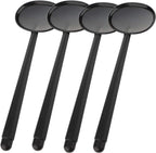 4 Pack Black Handheld Eye Occluder Plastic Vision Optics Optometry Instrument for Eye Chart Exam