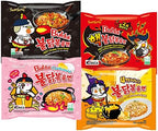 Samyang Spicy Hot Chicken Ramen 11 Flavor Variety Pack - FREE Chopsticks - Korean Buldak Ramen Noodles (11 Pack)