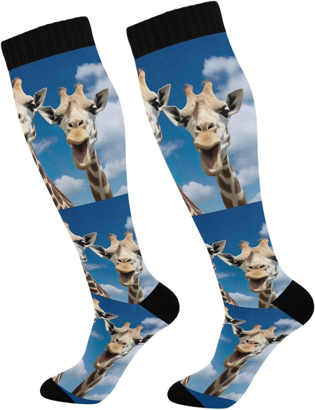Compression Socks for Women and Men 20-30 mmHg Knee High Socks for Nurses Travel