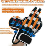 Rehabilitation Robot Gloves for Stroke Hemiplegia Help Patient, Hand Rehabilitation Device Help Patient,with Hand Dysfunction to Independently Carry Out Rehabilitation Training,Left hand,XL