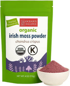Ocean’s Balance Clean – Wild‑Harvested Maine Irish Sea Moss (Chondrus crispus) Powder | Vegan • Lab‑Tested Purity • 90+ Mineral Rich • Skin, Thyroid & Digestive Support 4 oz