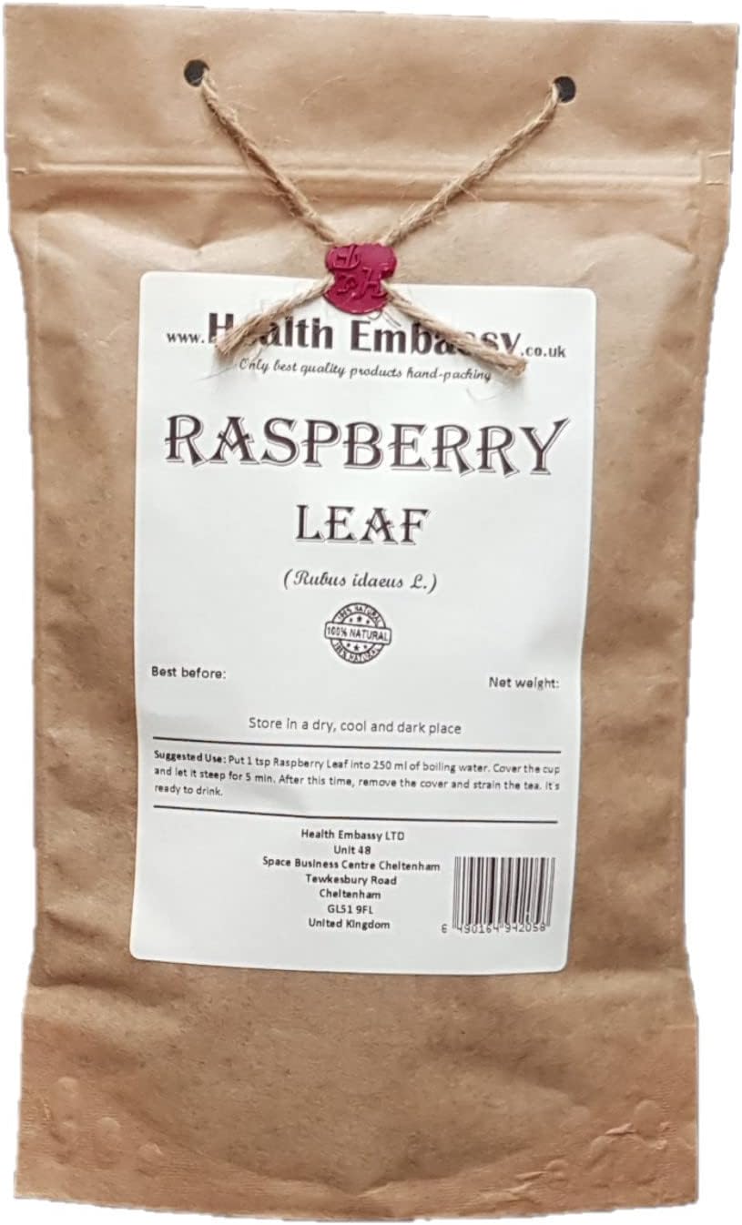 Health Embassy Raspberry Leaf | Rubus Idaeus L | Herbal Tea (100g)