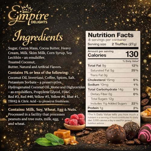 Happy Birthday Chocolates - 12 Assorted Milk & Dark Chocolate Truffles - Gourmet Box - Birthday Gifts for Women & Men, 6 oz
