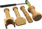 NICHOY Spine Chiropractic Tool,Tok Sen Massage Tools,Home Use Chiropractic Hammer and Chisel,Positive Hammer Ridge Therapy Tool,Improve Joint Pain(5 PCS)
