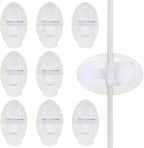 EXCEART 10pcs Catheter Stabilization Device Legband Holder Sticker Catheter Tube Holder Perspiration Holes Legband Holder Urine Bag Holder Care, White, 11X6.5X0.5CM