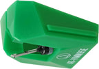 Audio-Technica AT-VMN95E Elliptical Replacement Turntable Stylus for AT-VM95 Series Cartridges, Compatible with AT-LP120X Series, AT-LP3XBT, AT-LPW40, AT-LPW50, AT-LP5X, AT-LP8X, Green