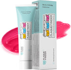 Plaque Disclosing Toothpaste for Kids, Strawberry Flavor with Fluoride, Fun Oral Health Learning Tool for Ages 3+, See & Clean Plaque in One Step, 2.1oz