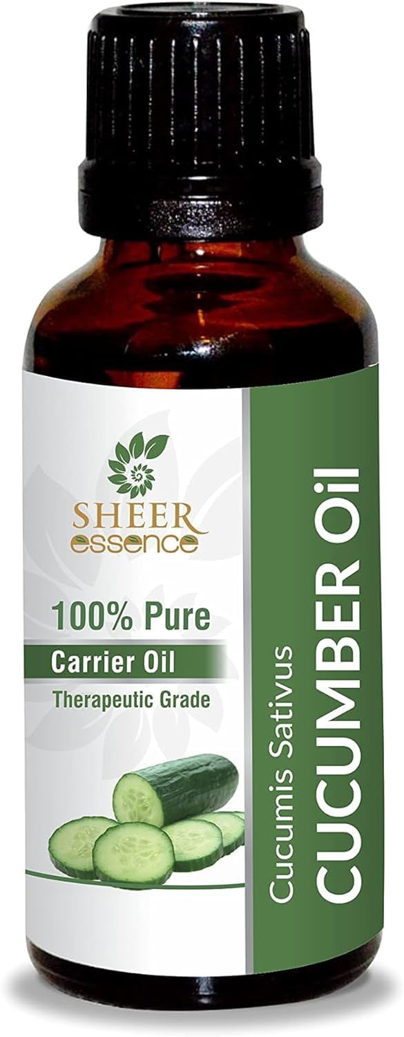 Cucumber Oil 15 ML (0.51 Fl.OZ) | 100% Pure Natural Undiluted Uncut Therapeutic Grade Cucumis Sativus Carrier Oil