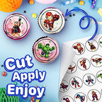 30 x Edible Cupcake Toppers – Heroic Super Squad Inspired Collection of Edible Cake Decorations