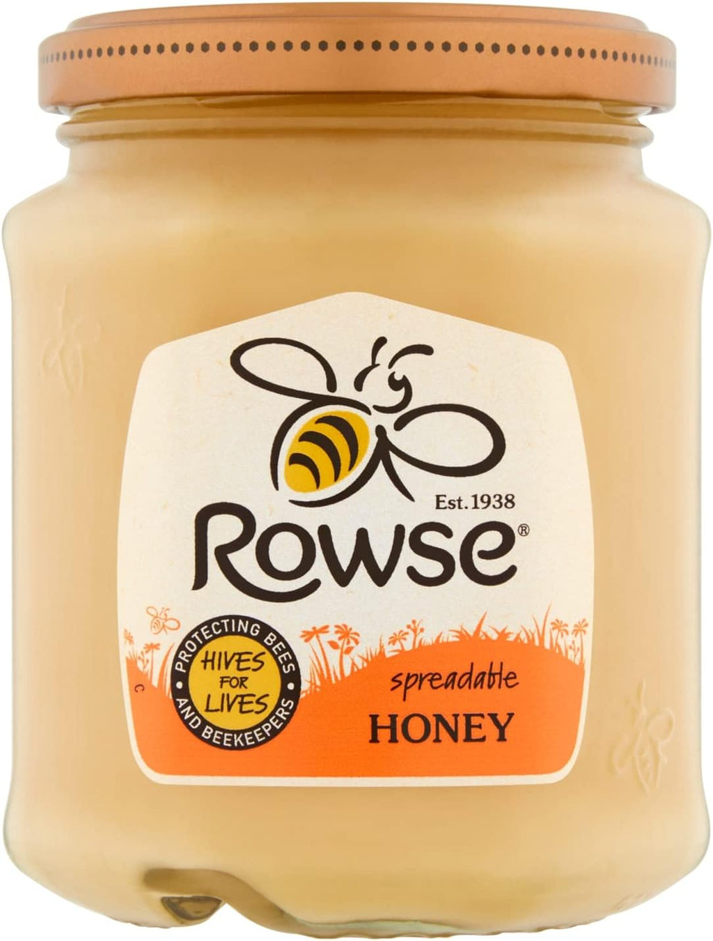 Rowse Pure and Natural Honey, Pack of 3, 520 g